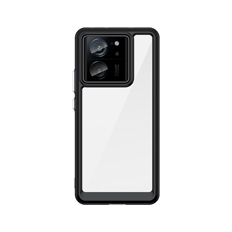 For Xiaomi 13T Case Xiaomi 12T 13T Pro Cover Clear PC Case Shockproof Silicone Protective Phone Cover Xiaomi 13T Pro