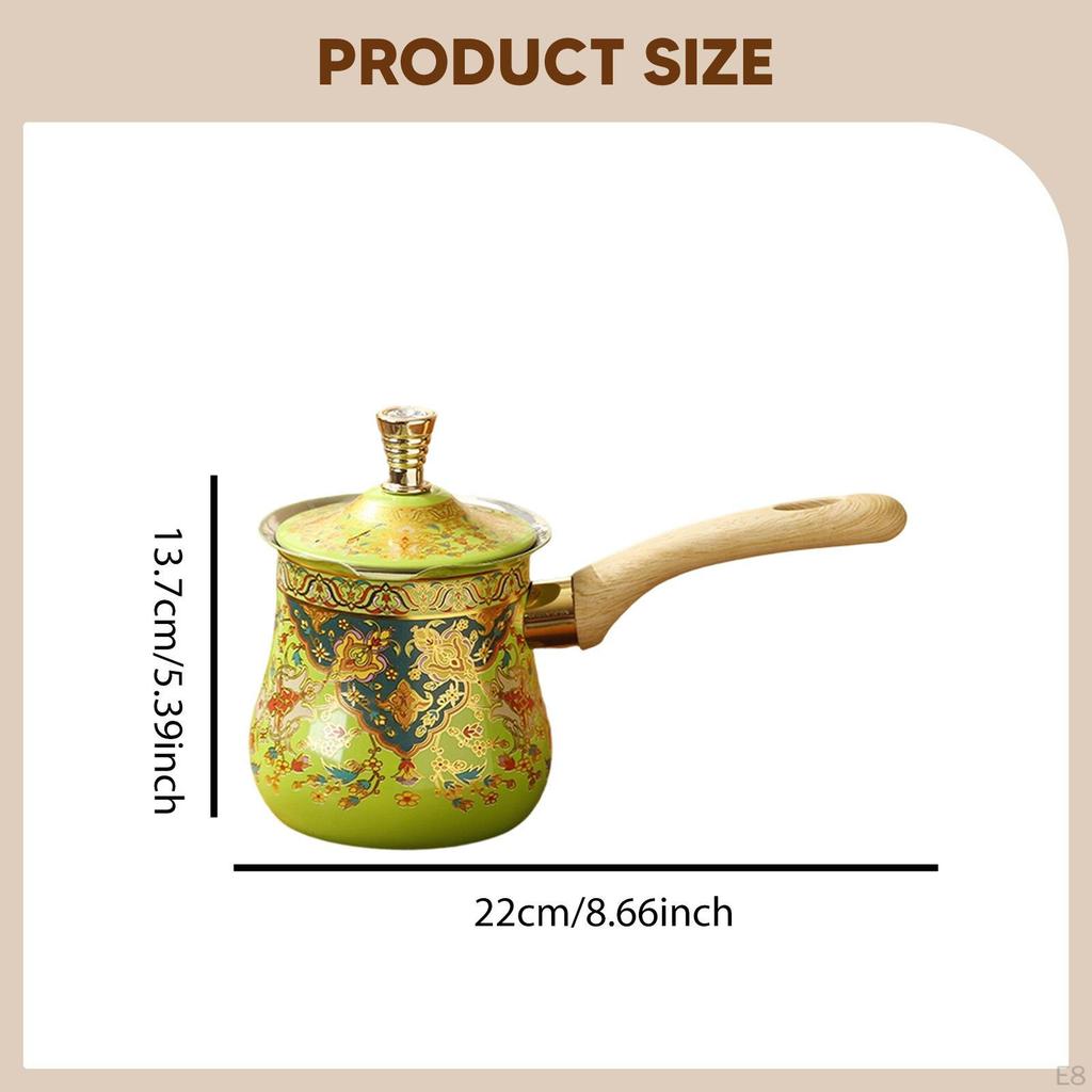 Kaffeemaschine, Schmelzgerät, ergonomischer Griff mit Deckel, leicht zu reinigen, Küchenutensilien, Teekanne