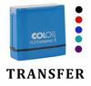 Printtoo Transfer Self Inking Rubber Stamp Pre-Inked Office Stamp- Home Office Business Stationery, Black- 42 x 9