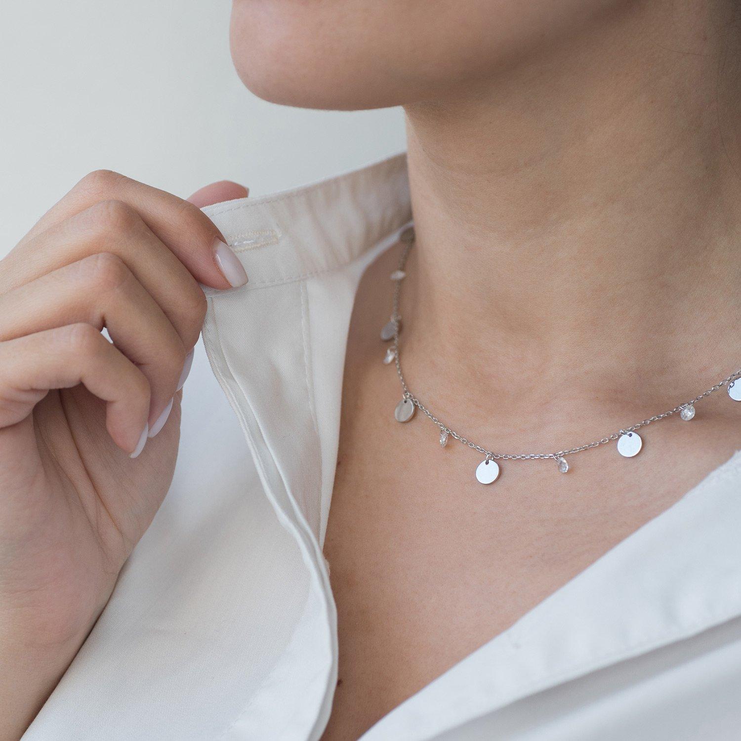 

Срібна каблучка з фіанітами Oniks срібний