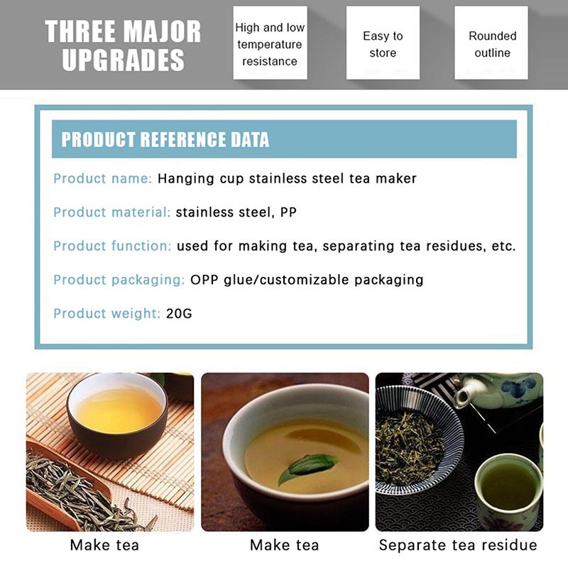 Tea Infusers Strainers Sieve Stainless Steel Infusers Teaware Tea Leaf Filter Diffuser Infusor For Daily Loose Leaf Tea Brewing