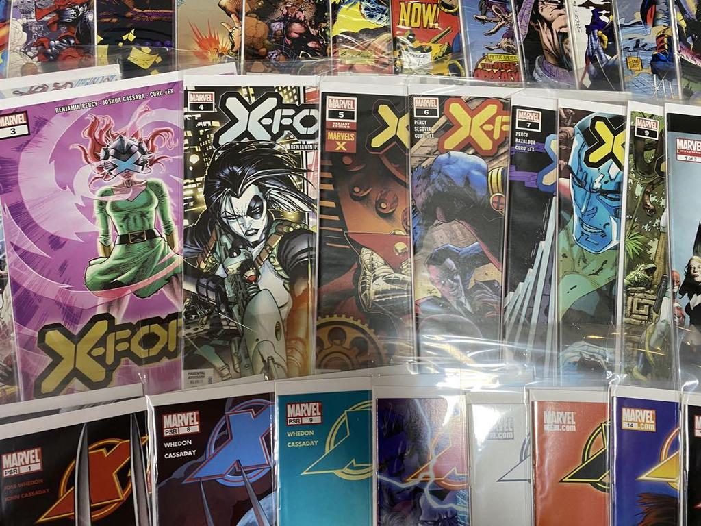 [USED] X-Men Related American Comic Book Set of 50 American Comic Book Leaf