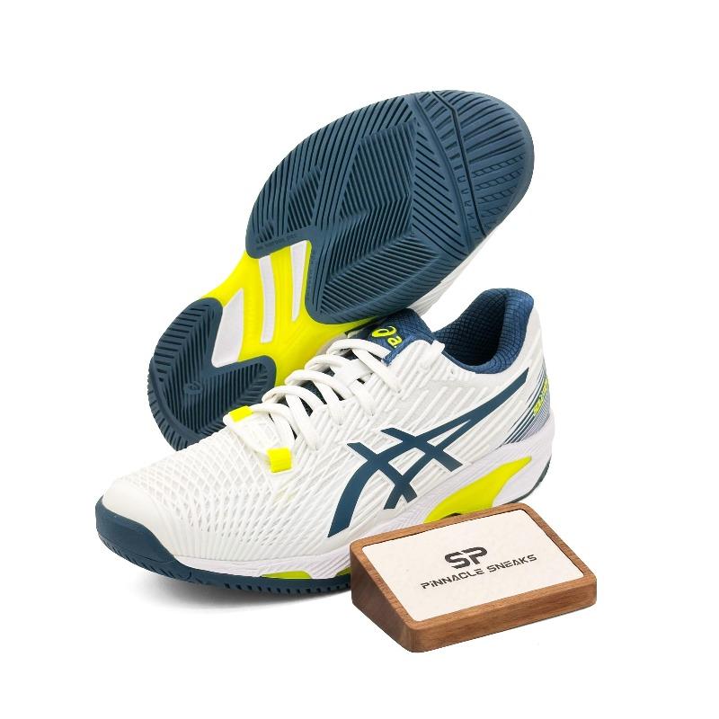 ASICS Solution Speed FF 2 White Restful Teal 1041A182-102 EU 40.5 белый/чирковый