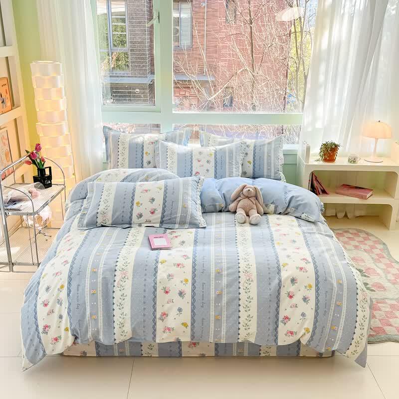 Aosmeng 100% Pure Cotton Duvet Cover
