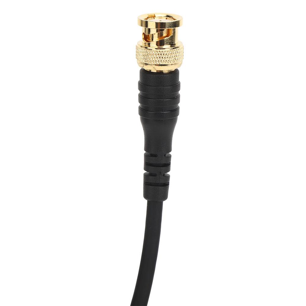 P1061 Pure Copper BNC Plug to 10mm Opening Range Insulated Clip Test Cable Wire