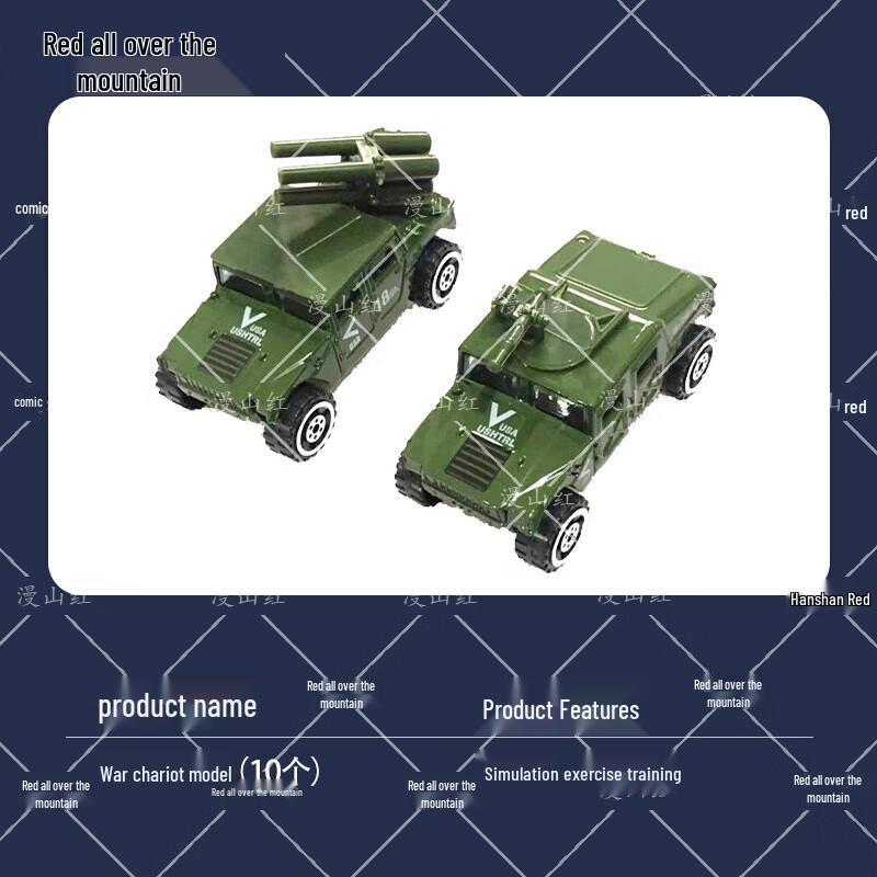 Military Sandbox Vehicle Model Set