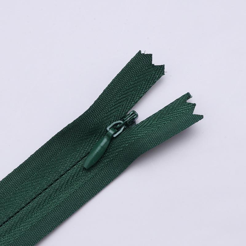 Color No. 3 Nylon Closed-End Zipper for Cushions, Pillows, and Dresses - Home Textiles & Clothing Accessories
