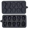 Silicone Skull Ice Cube Mold 10 Grids Chocolate Mold Baking Pan Skull Baking Cake Mold  Candy