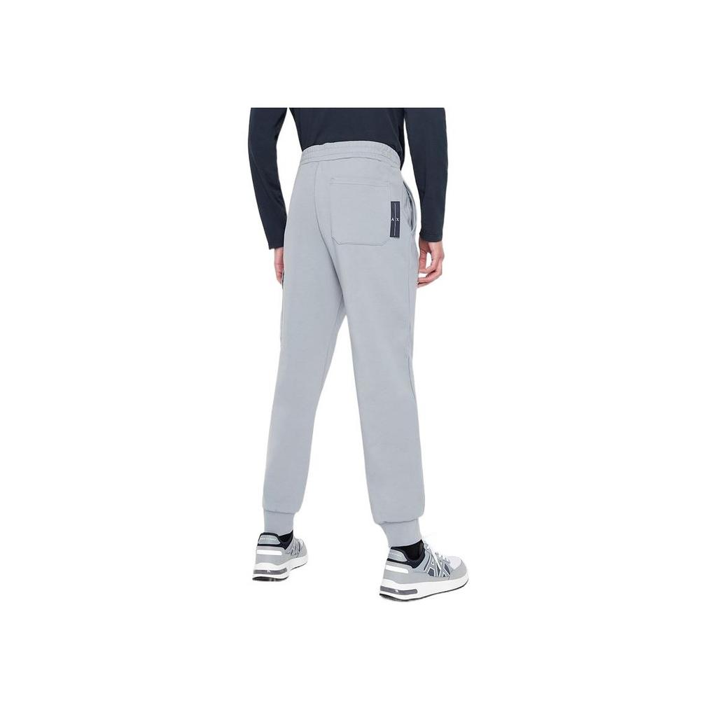 Armani Exchange Solid Color Elastic Waist Large Pocket Tapered Knit Sweatpants Men Bottoms 3LZPFA-ZJ6TZ-11966