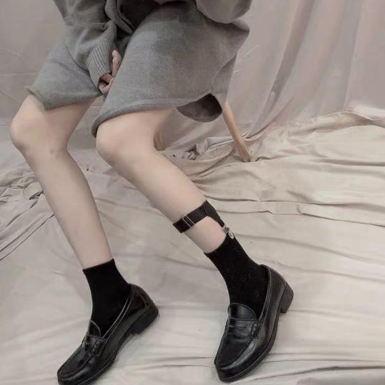 Sock Garters Belt Holders for Men Women Adjustable Non-Slip Sock Strap Suspenders Calf