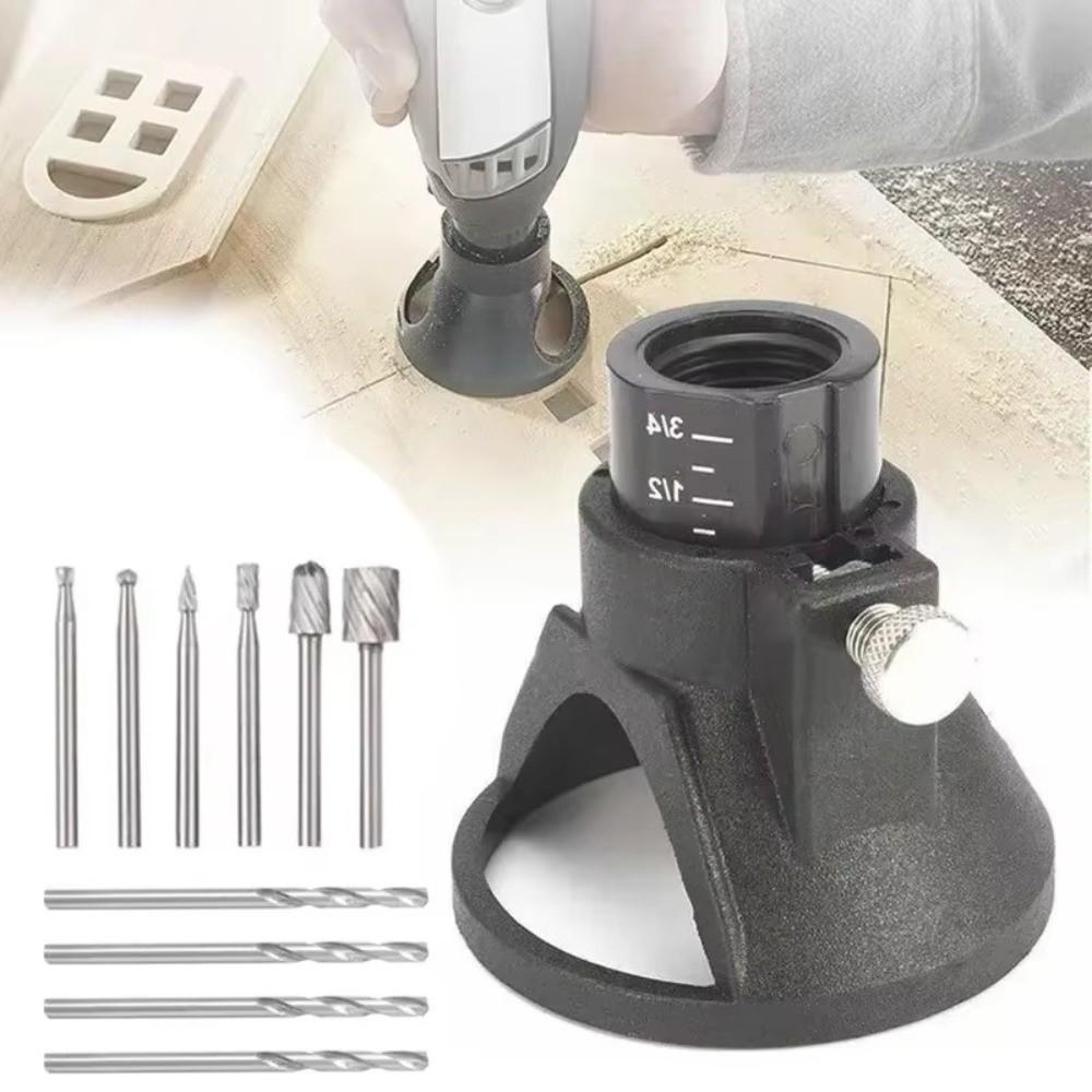 Dedicated Locator Rotary Router Bits Rotary Engraving Holder Twist Drill Bit Set DIY Crafts