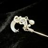 Moonlight Stone Hairpin Accessories New Chinese Style Chopstick Shaped Hairpin  For Woman Girl