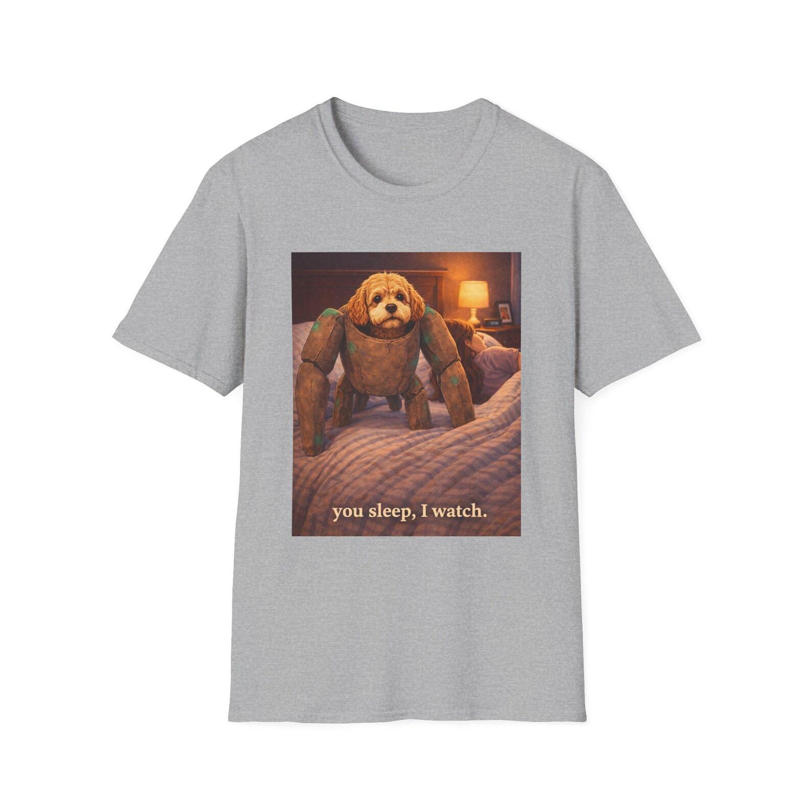 You Sleep I Watch Rocky Hail Mary Cavapoo T-Shirt | Dog Fan Tee 3XL
