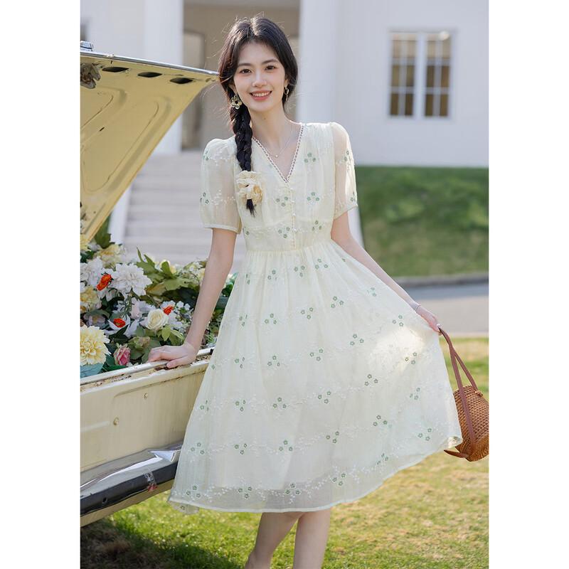 

Mokana Urban Casual Short-Sleeve Midi Dress MKNJD3681 M