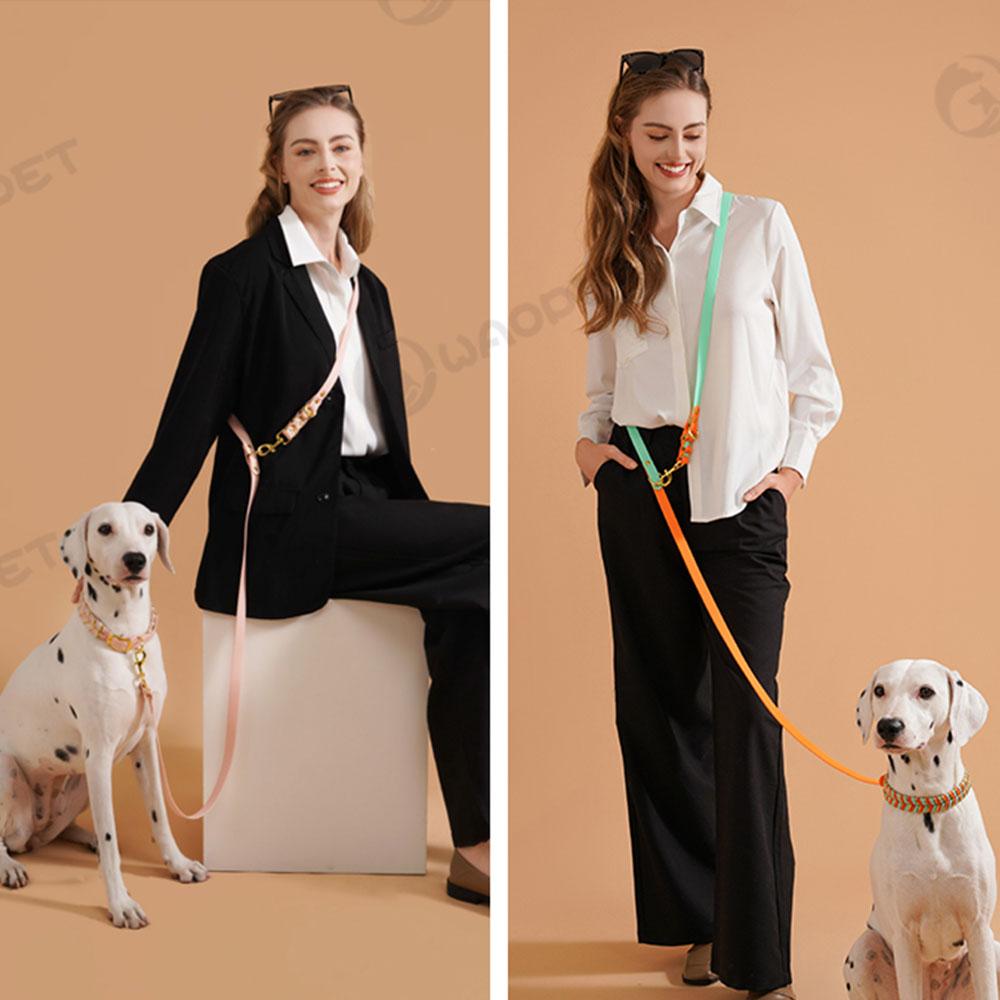 Handmade Leashes For Pet Dogs And Cats Crossbody Dog Rope Waist Lead Rope Hand Free Running Walking Outdoor Pet Supplies Doubles