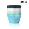 12/24Pcs Silicone Cake Mold Round Shape Muffin Cupcake Baking Molds Pudding Jelly Cup Pastry Home Kitchen Bakeware Bpa Free