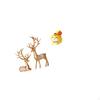 European Reindeer Sculpture And Cartoon Snake Figurine Collectable Ornament for Tabletop Shelf