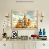 5D DIY diamantmaleri Moskva Washim Ascension Cathedral Diamond Mosaic Cross Stitch