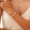 EFFIE QUEEN Fashion Freshwater Pearls Bracelet 925 Sterling Silver Paperclip Chain with Pearls Elegant Women Party Jewelry GPB39