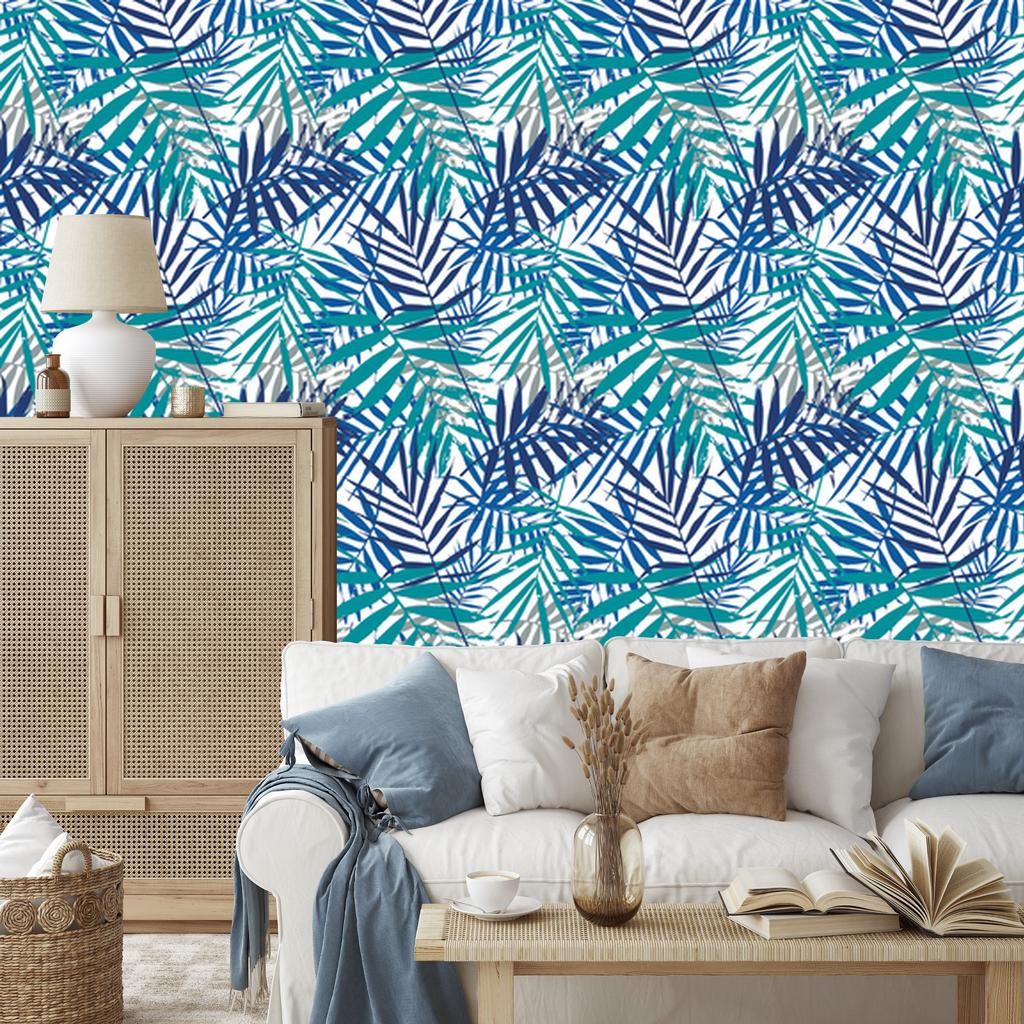 Palm Leaves Wallpaper for Living Room and Bedroom 50x1000
