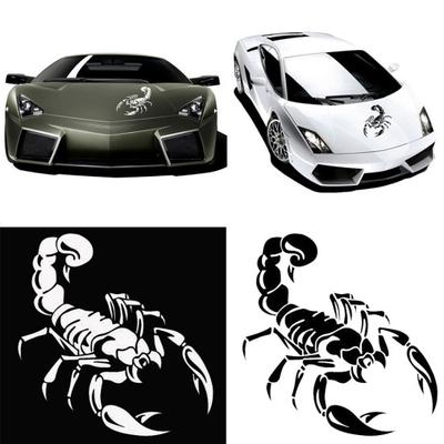 Scorpion Reflexní sklo kapoty auta Samolepka karoserie Dekor