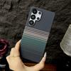 Magnetic Phone Case for Samsung Galaxy S24 S25 + Plus Ulta Kevlar Pattern Carbon Fiber Texture Matte Heat Dissipation Cover