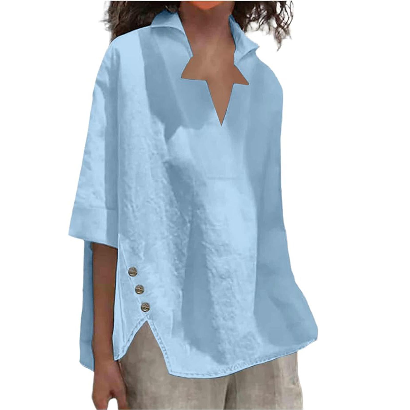 Женская модная повседневная цветная футболка L