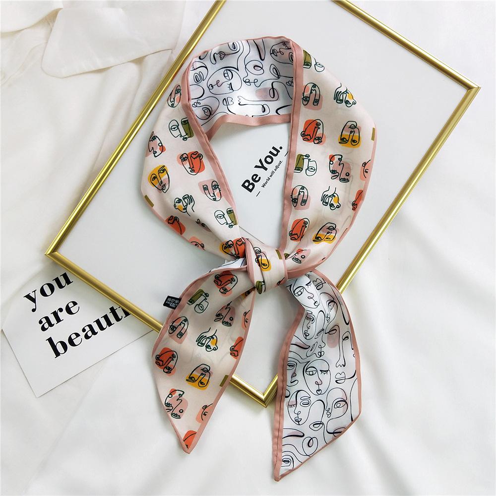 Neue Schals Seidenschals Damen Frühlings- und Herbstsaison Lange dekorative professionelle Schals Sommer Dünne Stile gepaart mit stilvollen Hemden