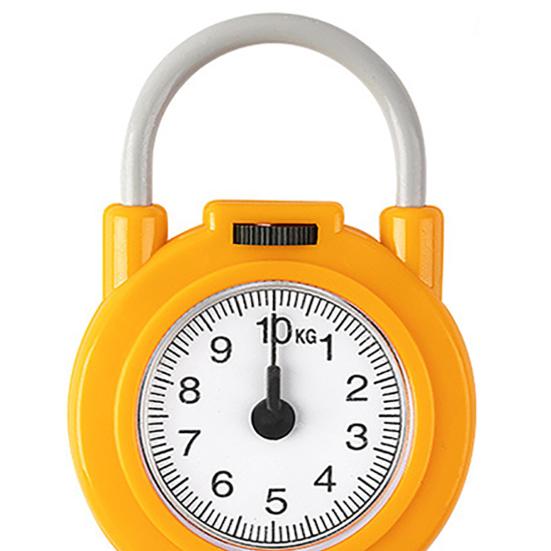 Portable Hanging Digital Scale with Metal Hook High Precision Home Kitchen Food Scale 10Kg Capacity Weight Measuring Mechanical Spring Scale for