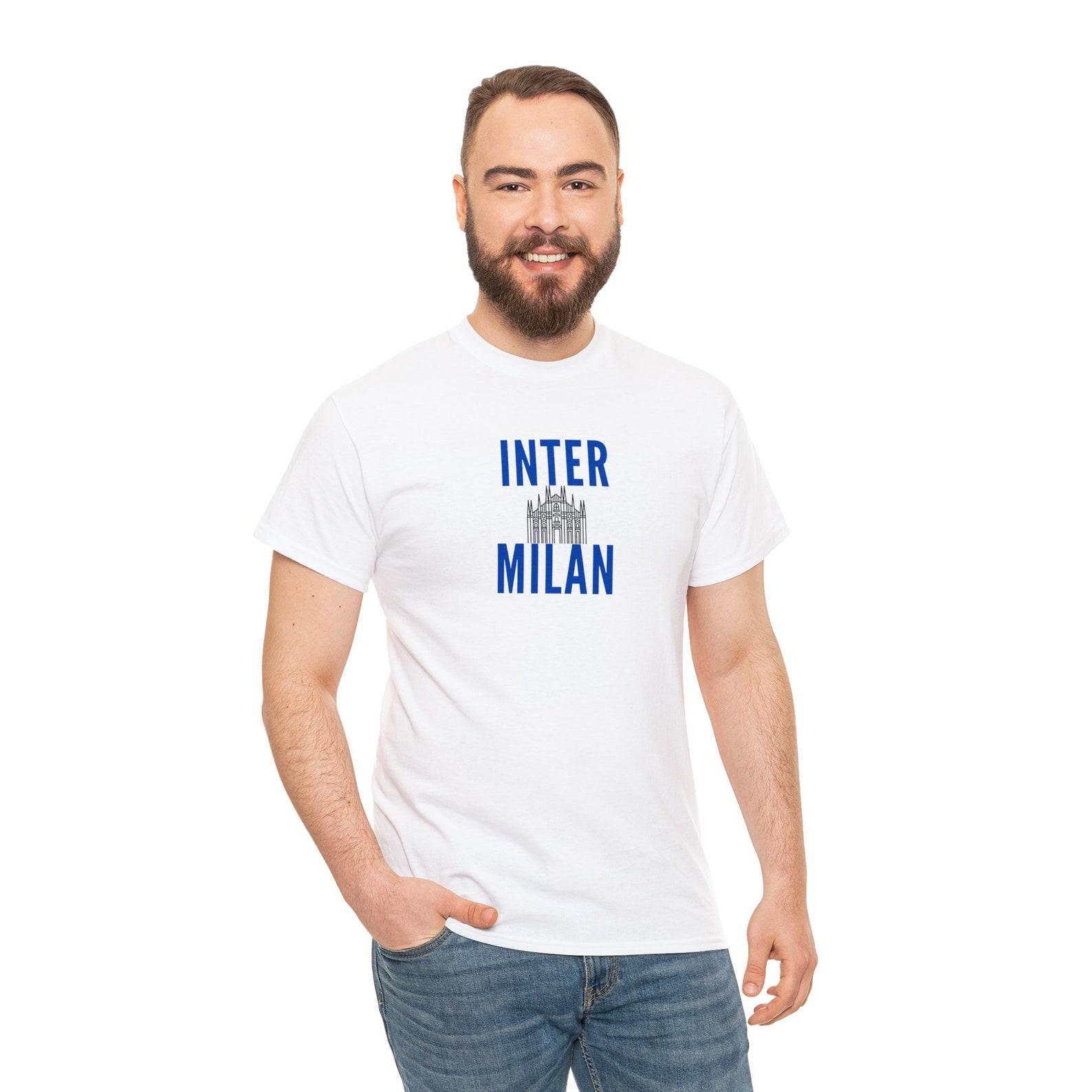 Inter Milan FC T-Shirt, Doumo Design, Soccer Fan Tee S