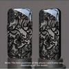Stylish Elegant Black Lace Glass phone case fashion phone cases mobile phones for Samsung Galaxy S26 S25 S24 S23 FE Ultra Plus
