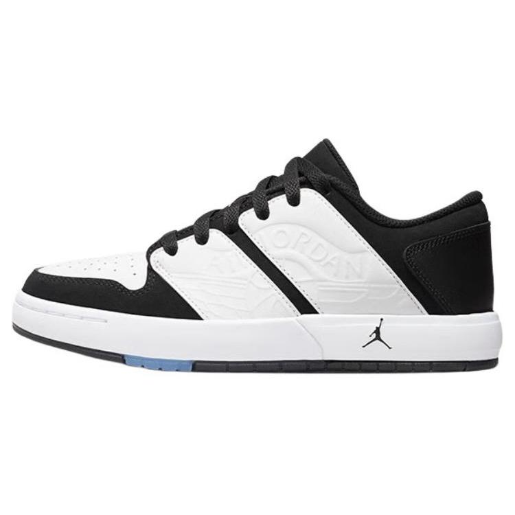 New Jordan NU Retro 1 Low White Black GS FB4412-100