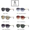  New Retro Oval Sunglasses Women Rivets Gradient Men Sun Glasses Shades UV400
