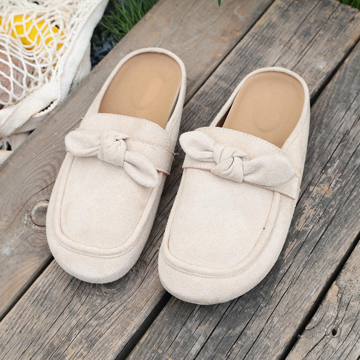 

Baotou Shoes - Women s Shoes - Casual Shoes - Low-cut Shoes - Soft-soled Sandals 43 бежевий
