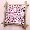 200Pcs 6mm Polychrome Solid Colored Acrylic Frosted Round Beads DIY Findings Jewelry Making Handmade Material Necklace Bracelet