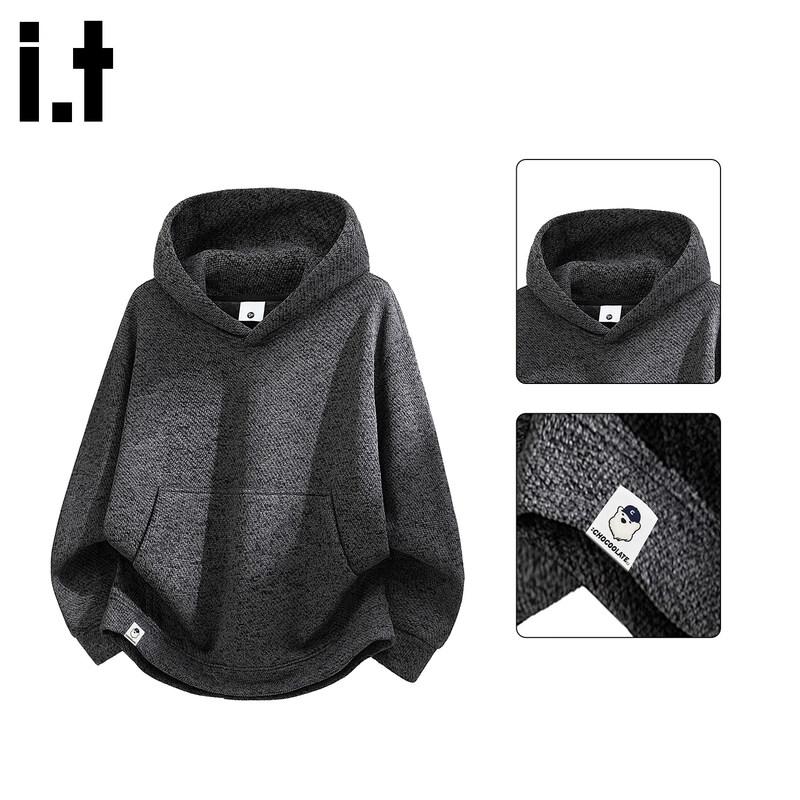 CHOCOOLATEIT Men's Loose Fit Hooded Sweatshirt