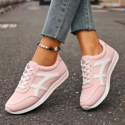 Women‘s Shoes Gump Spring Autumn Anti-Slip Large Size Lace-Up Casual Sports Single.
