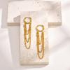 Trendy Multi-Layer Chain Earrings for Women Girls,Chic Gold Color Stainless Steel Dangle Earring,Birthday Christmas Gifts To Her