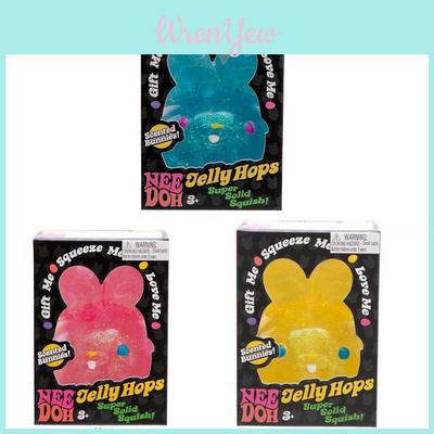 Nee Doh Jelly Hops Plastik-Hase Stressball für Kinder Mit Sensorischer Entwicklung Und Handgeschicklichkeit