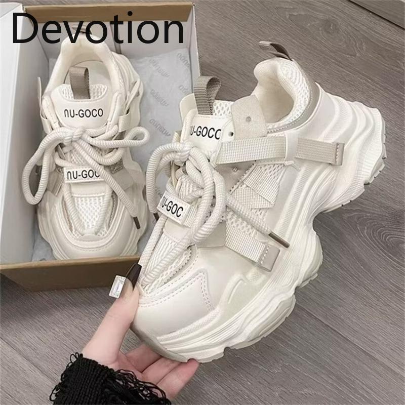 Sports Dad Shoes, Women's Versatile Thick-soled Shoes, Lightweight and Breathable Running Shoes Devotion