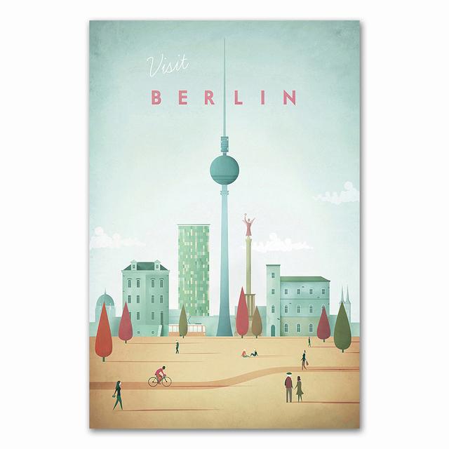 

Известные мировые путешествия, серия Лондона, достопримечательности, холст, картина, настенное искусство S и принты, картины для декора гостиной, без рамки 21*30cm