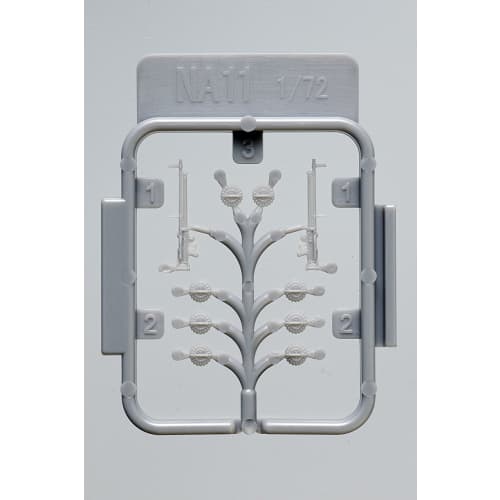 Fine Molds 1/72 Nano Aviation Series Type 92 7.7mm Lewis Gun Plastic Model Kit Parts NA11