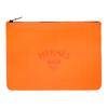 Neobain Geprägtes Logo Nylon Clutch Große Damen clutch Orange H103313M03