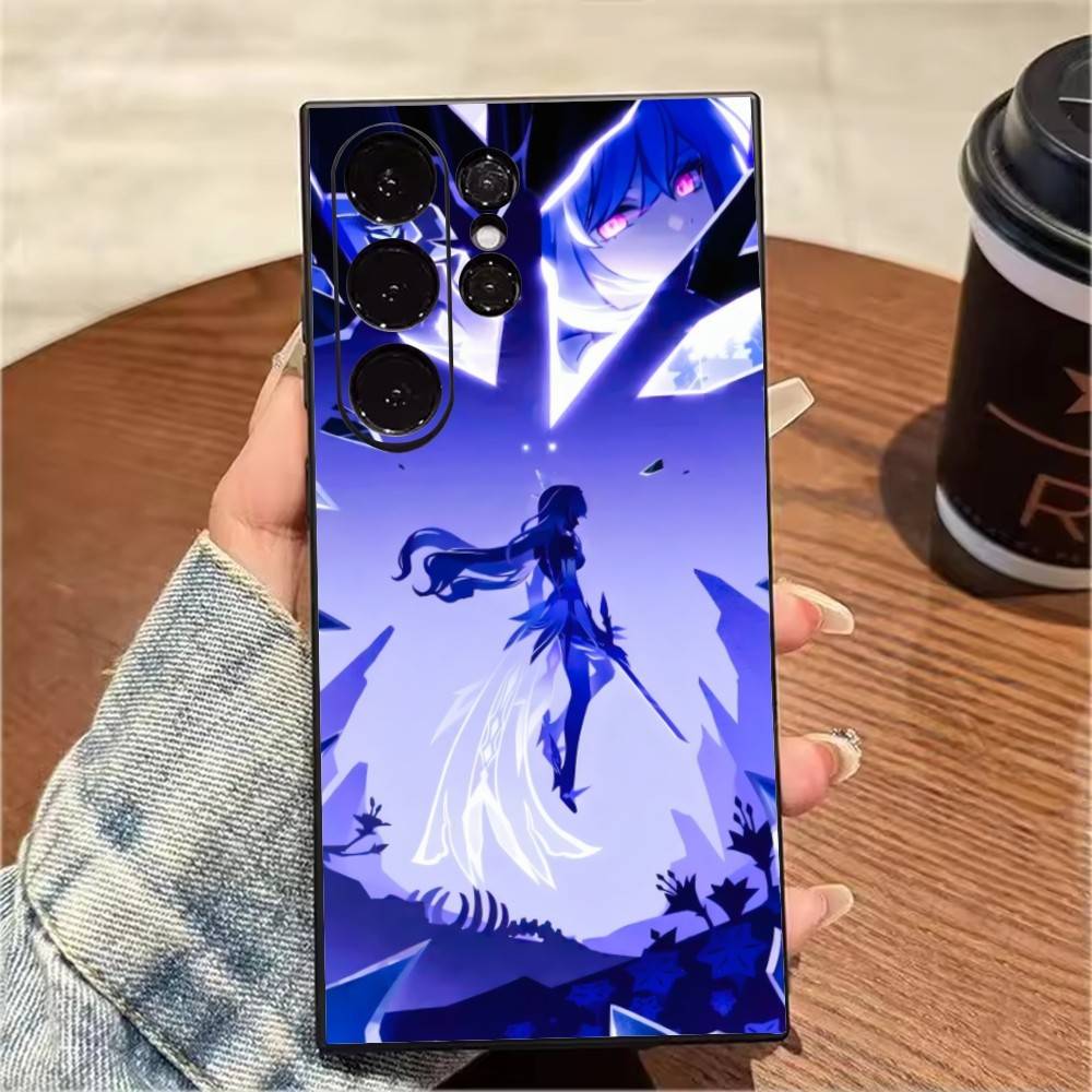 G-Genshin S-Skirk-k Phone Case For Samsung S25,S24,S21,S22,S23,S20,Ultra,S26,Plus,Fe,Note,5G Black Cover