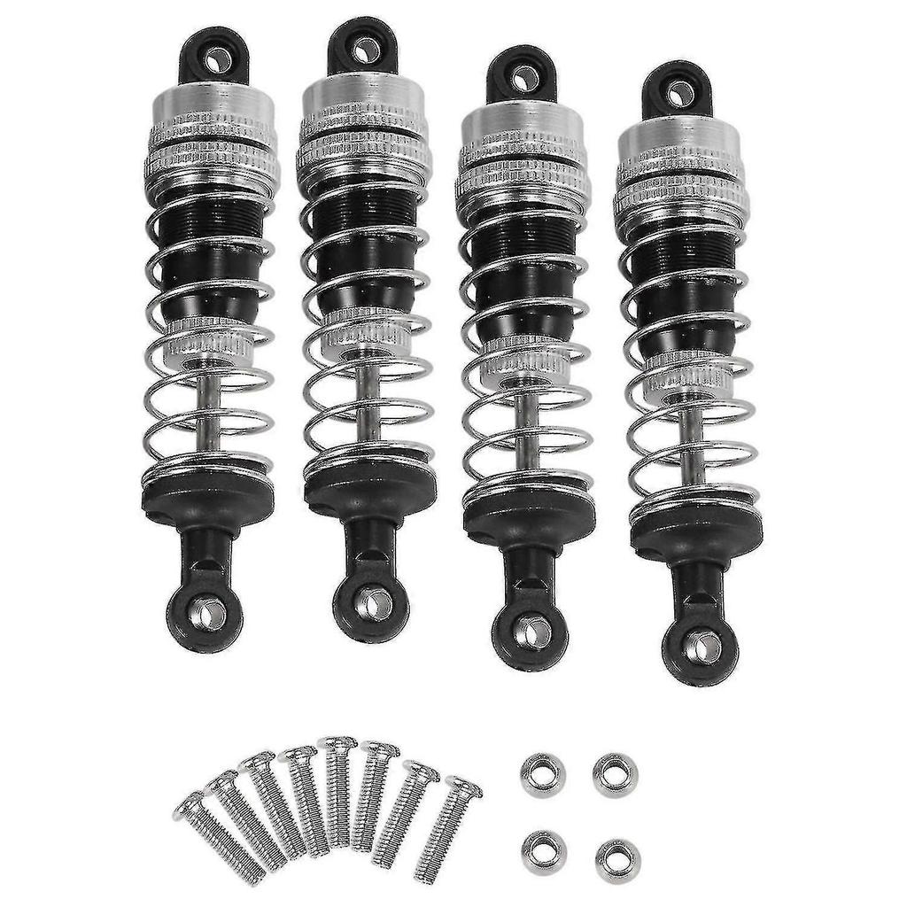 4pcs Upgraded Aluminum Capped Oil Filled Damper Compatible with Hbx 16889 M16100a 1/16 Rc Car Parts