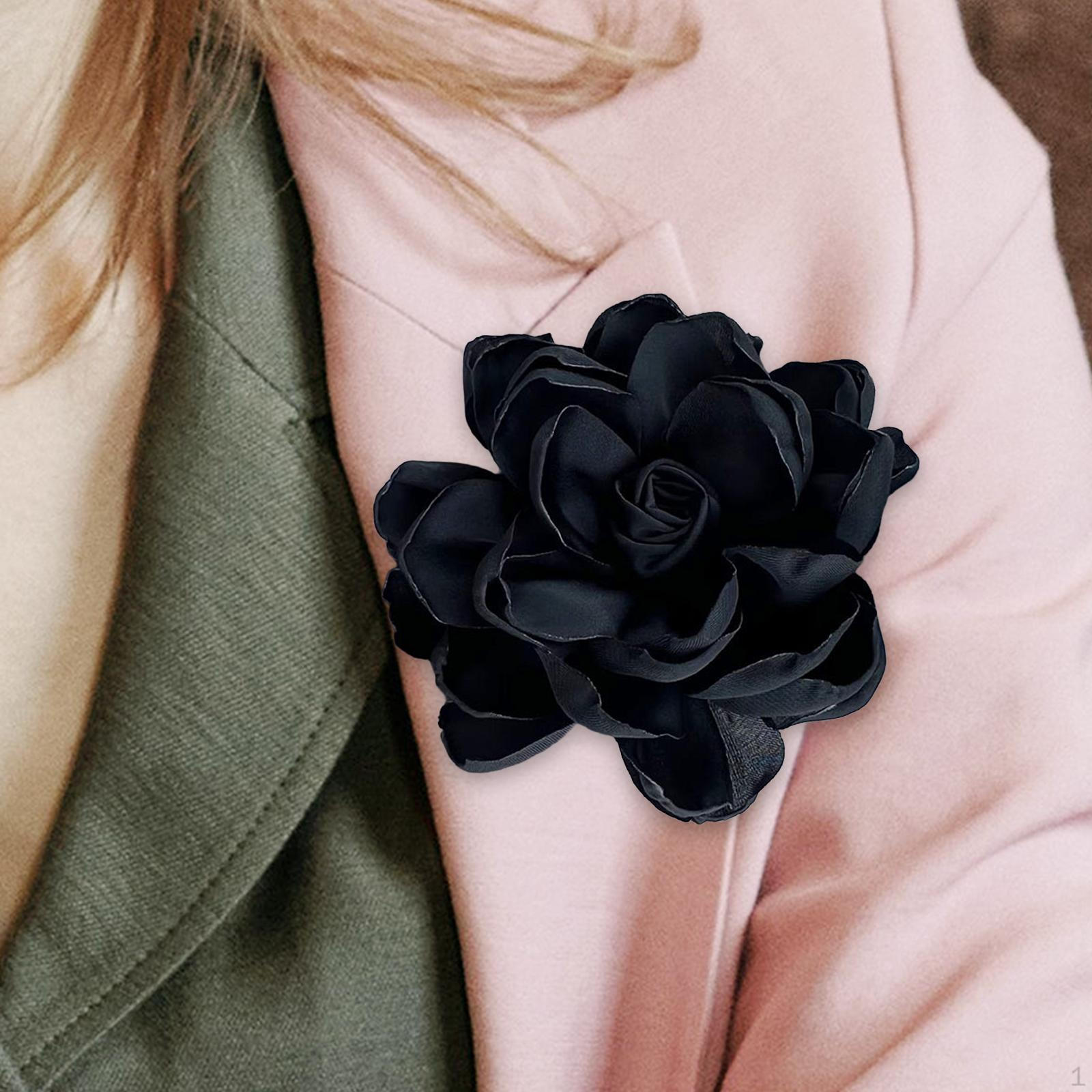 Floral Brooch Pin for Formal Occasions
