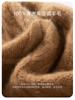 Merino fine pure wool autumn and winter cold hat, soft, comfortable and warm knitted beanie, versatile