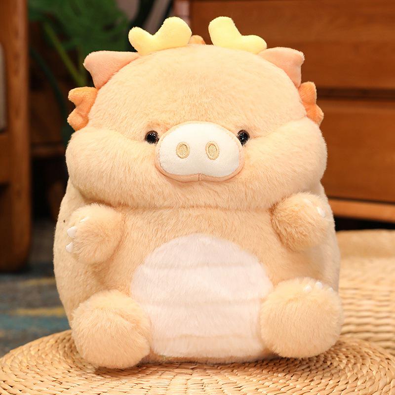 Adorable Dragon Pig Plush Toy: Dragon Baby Cushion Doll Birthday Gift.