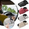 Car Glasses Holder Multi-functional Leather Car Glasses Box Case Storage Holder Glasses Car Portable Sunglasses Stable Suns P4F2