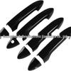 Bright Black Carbon Fiber Door Handle Stickers for 2017-2021 Honda Pilot